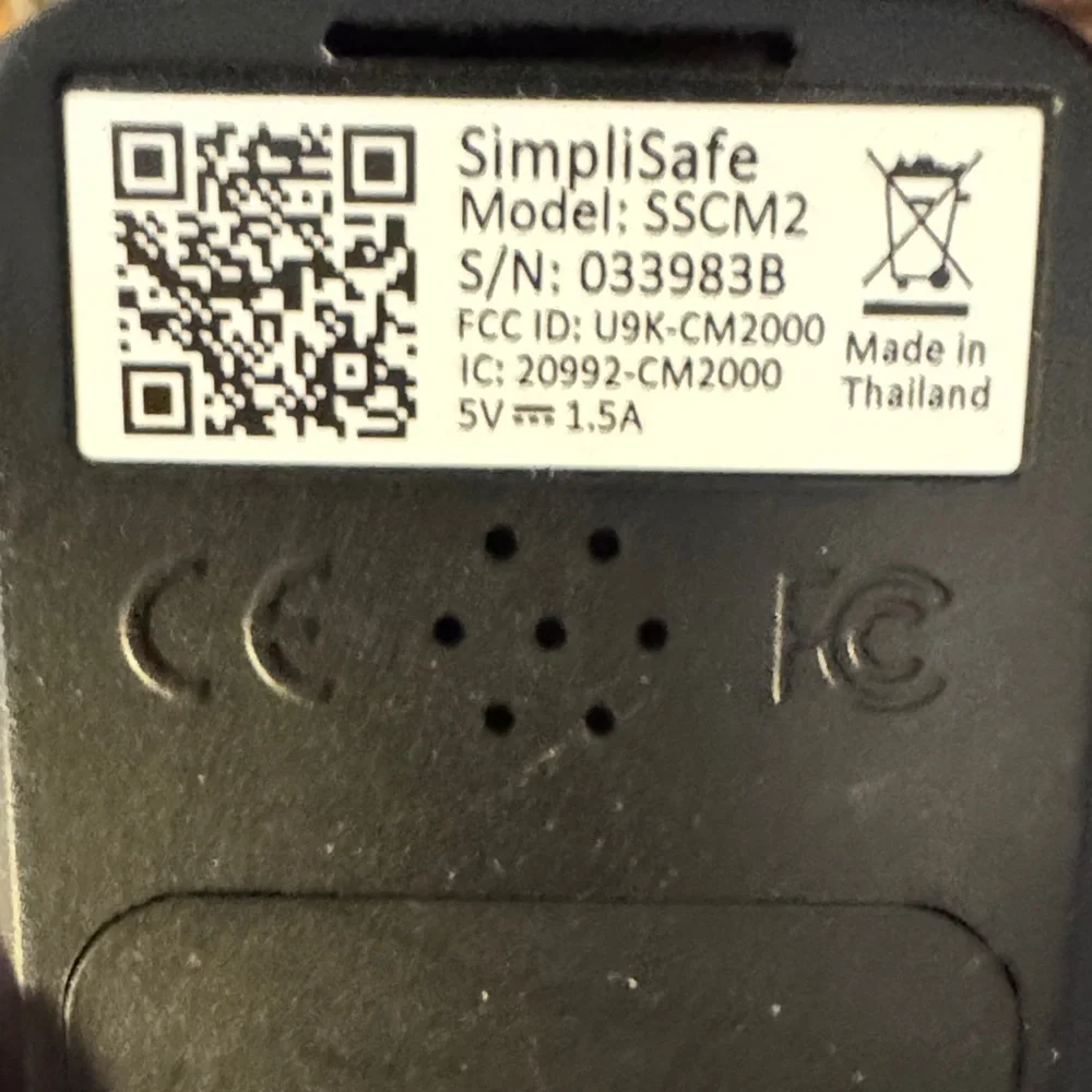 SimpliSafe Black Digital Cameras